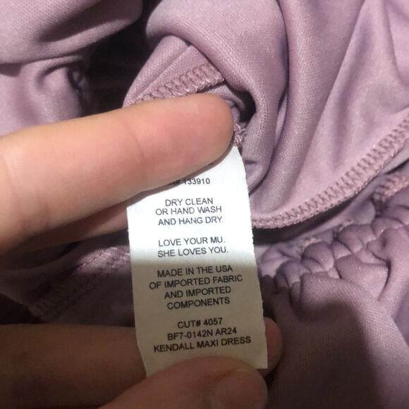 Show me Your Mumu Kendall maxi dress in antique rose chiffon NEW SMALL - Picture 5 of 6